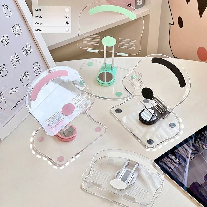 Hjemix | Sammenleggbar gjennomsiktig akryl tablettholder