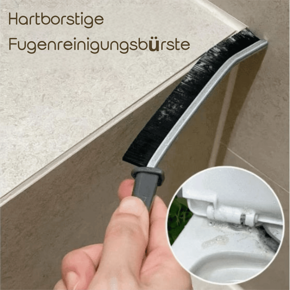 Hjemix | FELLERENGJØRINGSBØRSTE MED HARD BØRST