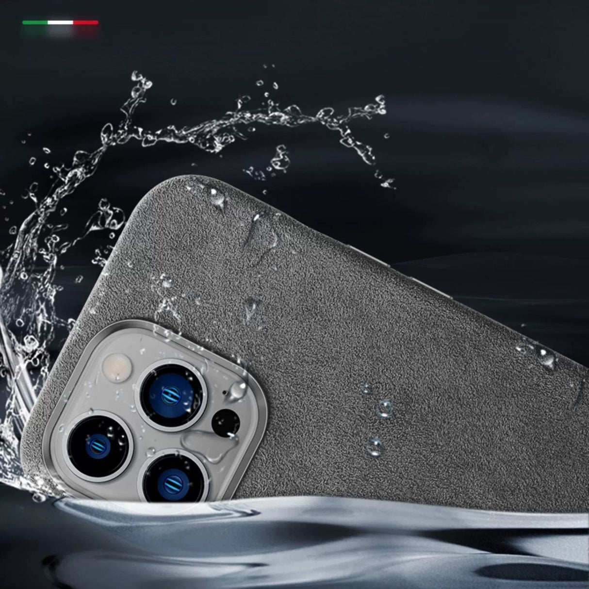 Hjemix | Italiensk Alcantara Magnetisk Etui for Iphone