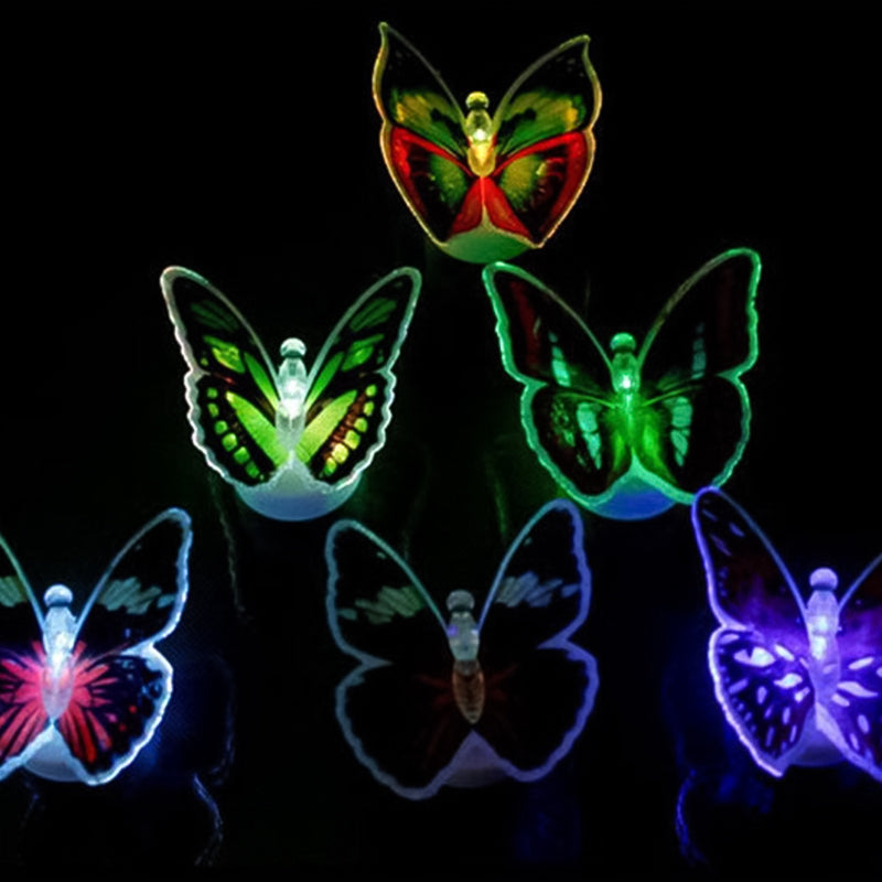 Hjemix | 3D LED Sommerfugl Dekorasjon Nattlys
