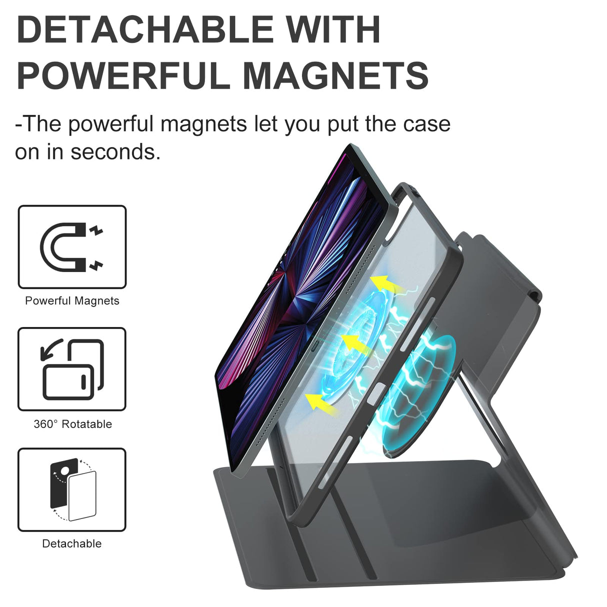 Hjemix | 360° Rotatable Slide Nettbrettdeksel
