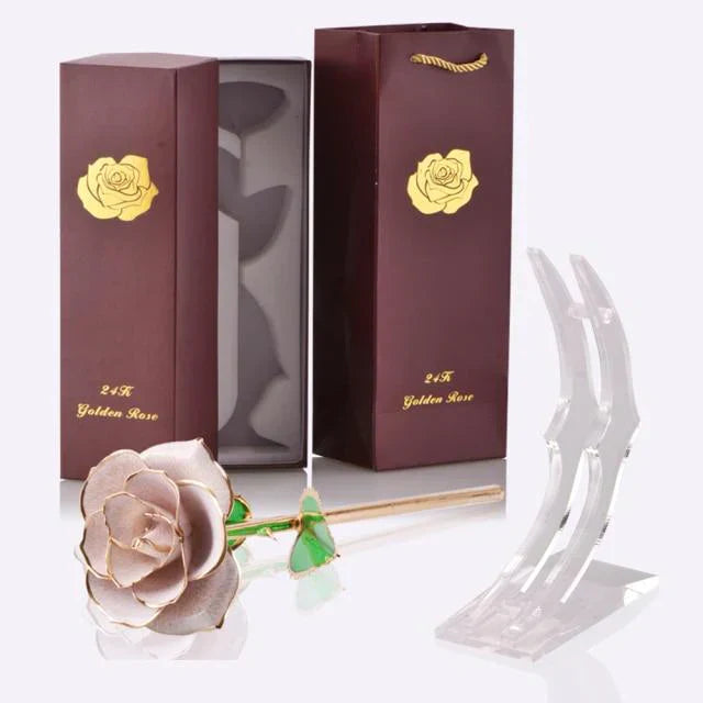 Hjemix | 24k Gulldyppet Evig Rose