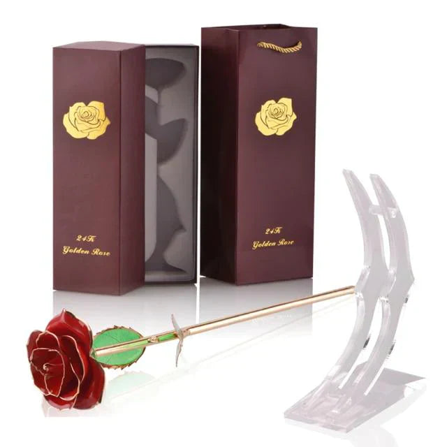 Hjemix | 24k Gulldyppet Evig Rose