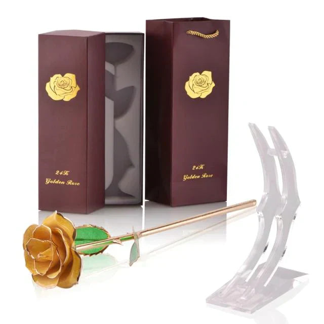 Hjemix | 24k Gulldyppet Evig Rose