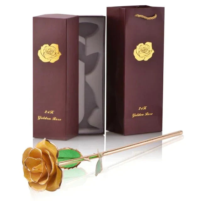 Hjemix | 24k Gulldyppet Evig Rose