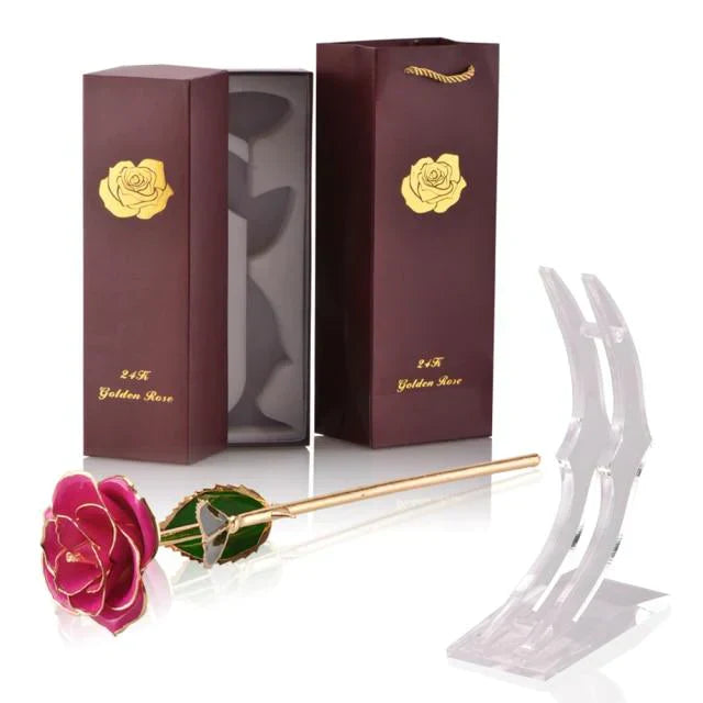 Hjemix | 24k Gulldyppet Evig Rose