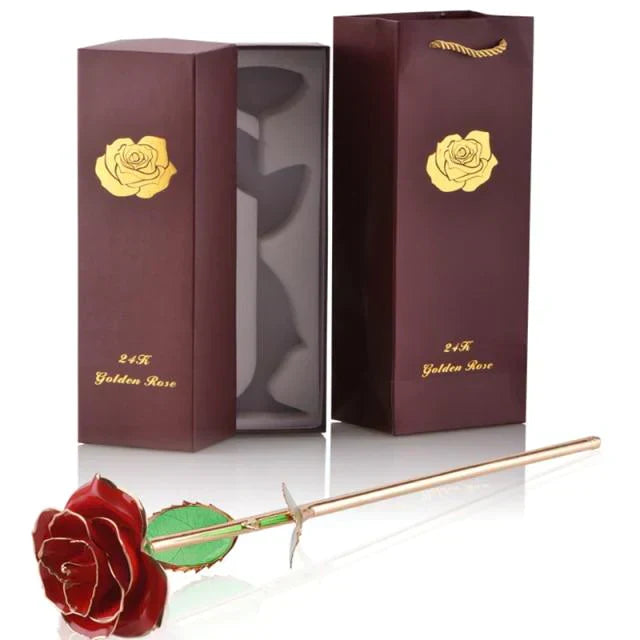 Hjemix | 24k Gulldyppet Evig Rose