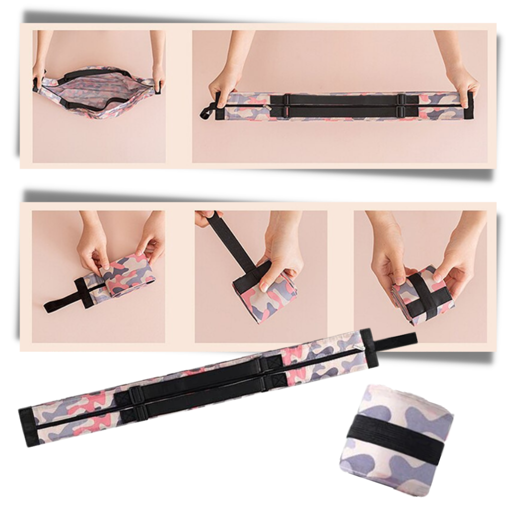 Sammenleggbar vanntett handlepose