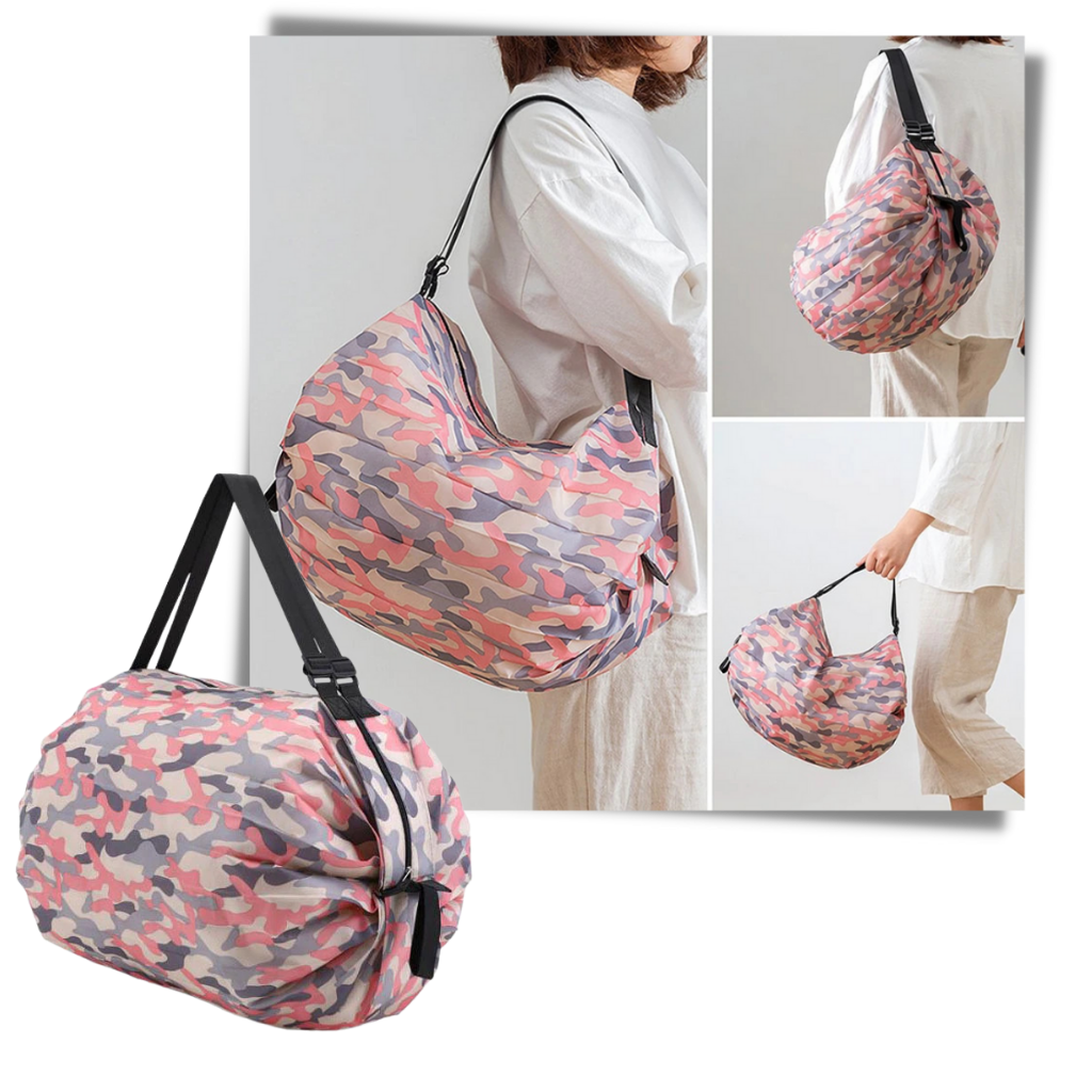 Sammenleggbar vanntett handlepose