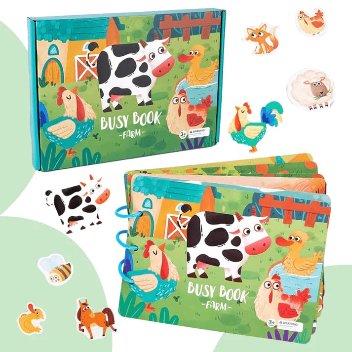 Hjemix | Vaskbar Montessori 3D Historie Busy Board