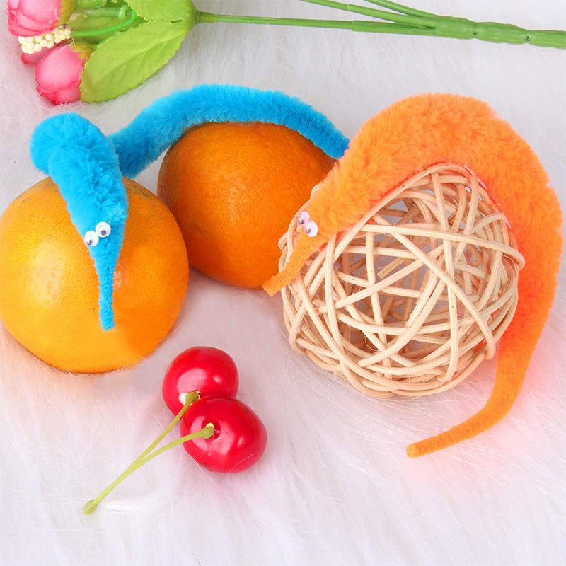 Hjemix | Twisty Fuzzy Worm Toys