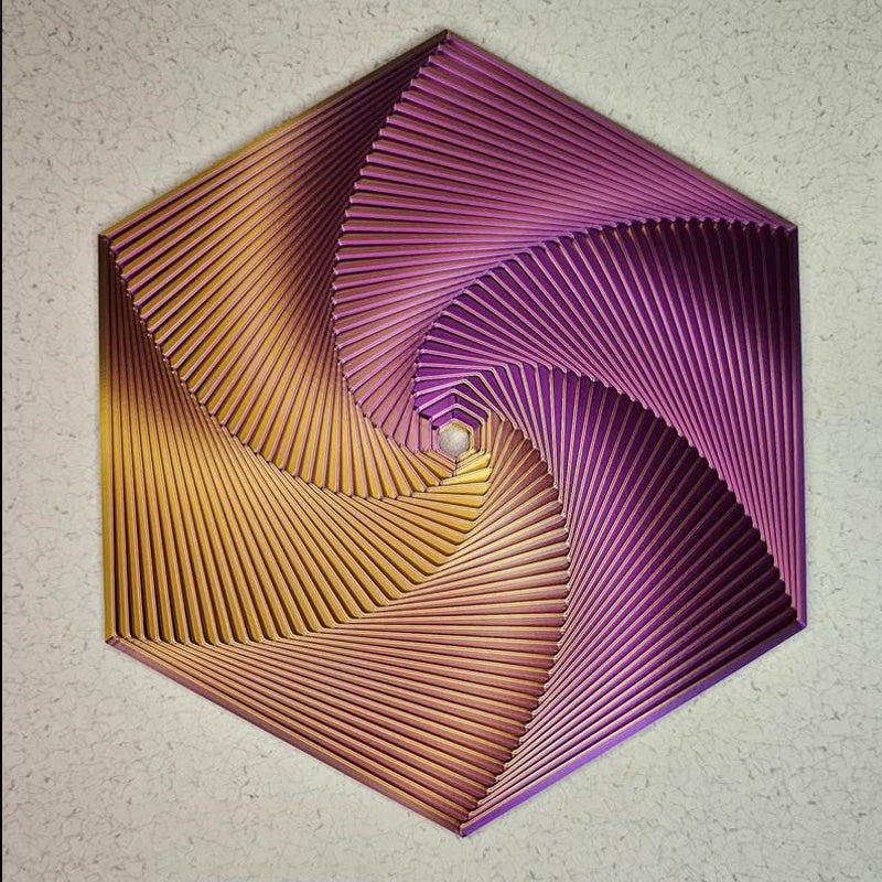 Hjemix | 3D-trykt Fractal Fidget Hexagon