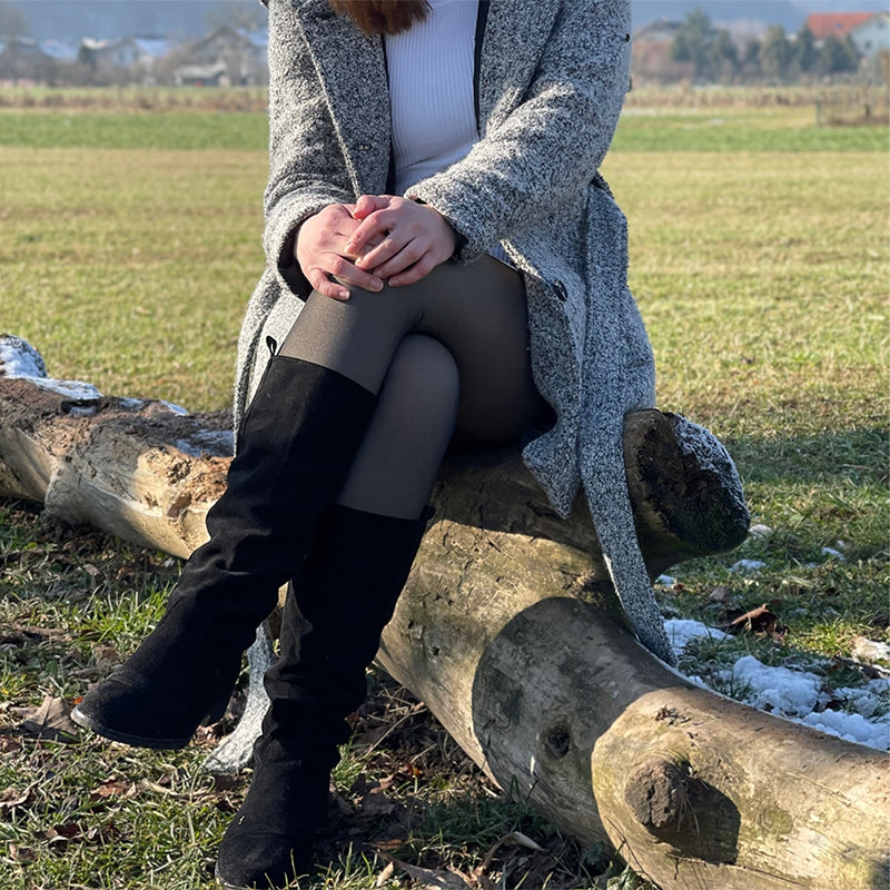 Hjemix | Perfekte Ben Fake Gjennomsiktige Varme Strømpebukser