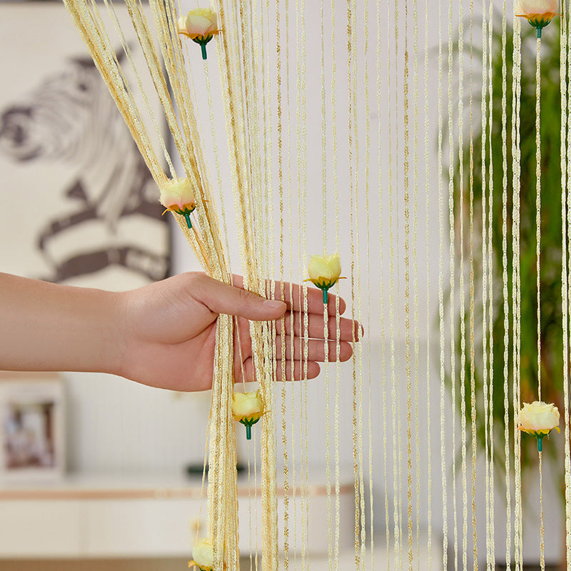 Hjemix | Rose Tråd Dør Gardin