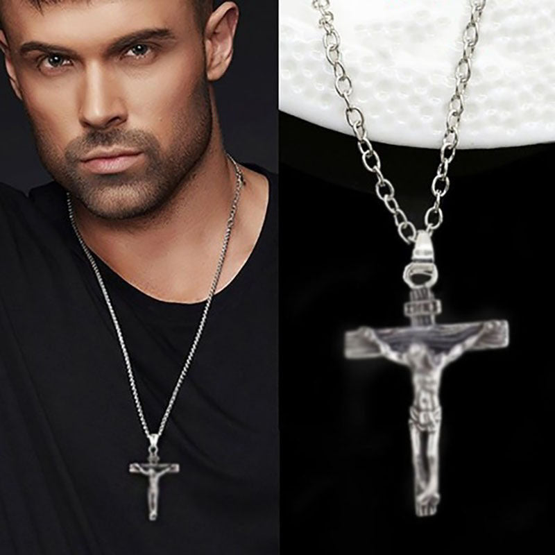 Hjemix | Titanium Steel Cross Pendant Necklace