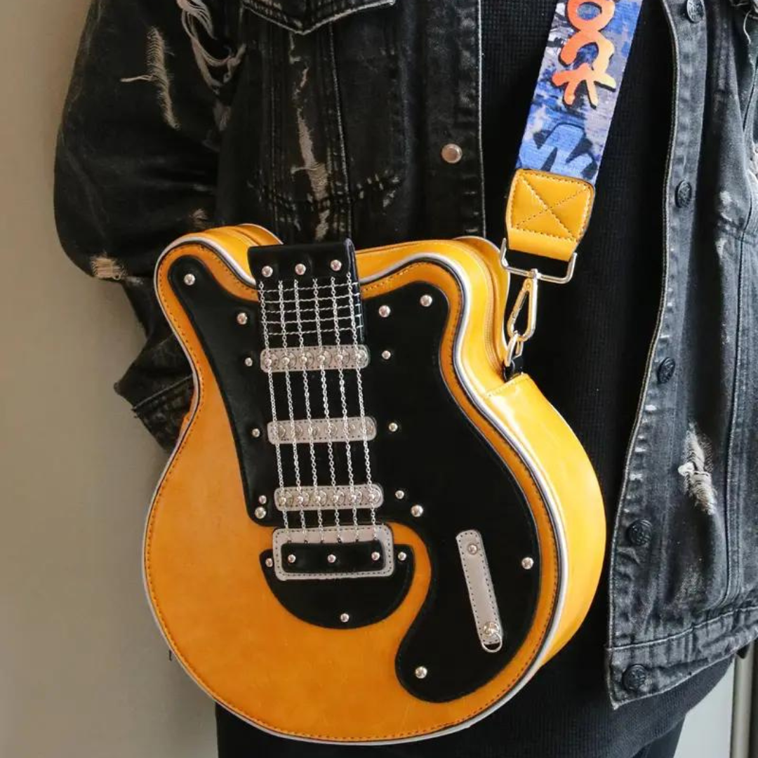 Hjemix | Hev stilen din med Rockstar gitarveske skulderveske chic