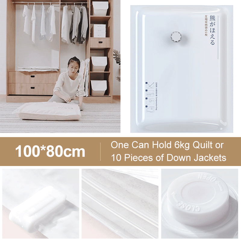 Hjemix | Vakuum Kompresjons Oppbevaringspose