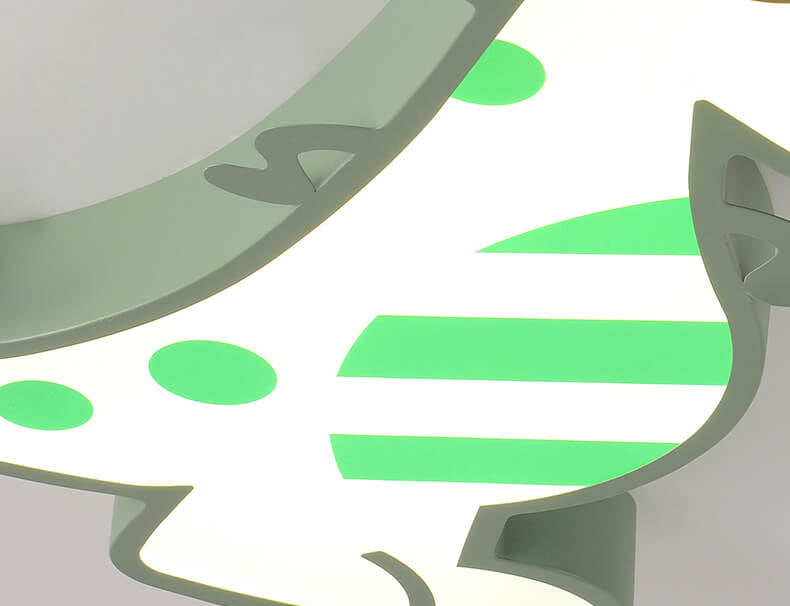 Hjemix | DinoBright LED Taklampe | Kreativ Dinosaur Design | Barnerom Lampe | Varm & Hvit Lys | Dempbar