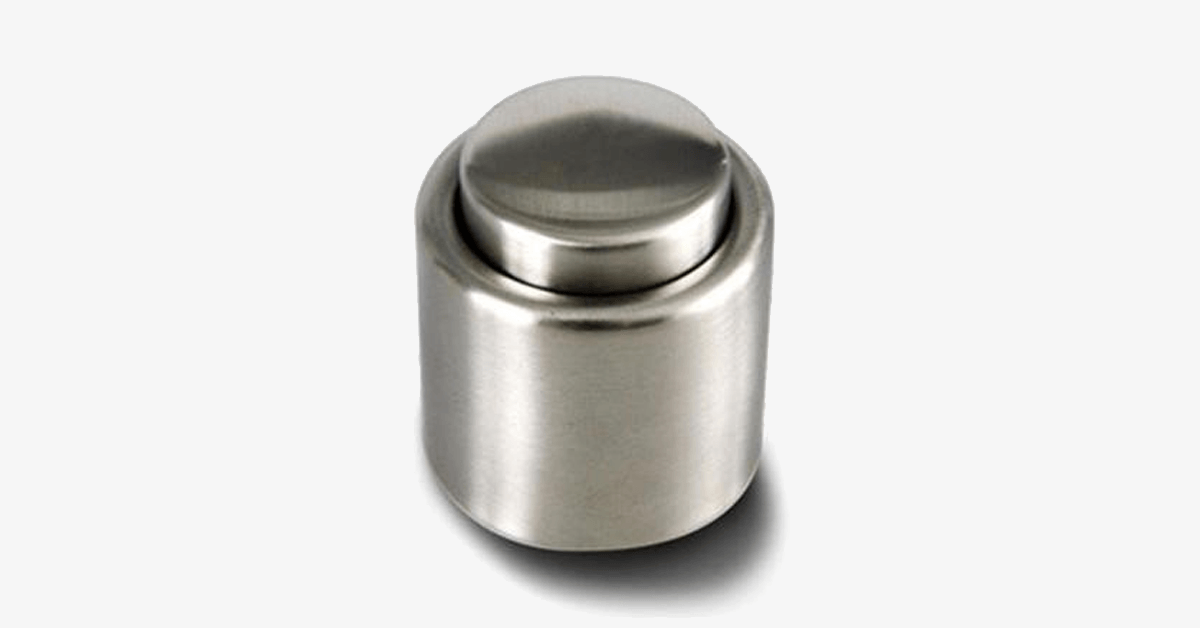 Hjemix | Rustfritt Stål Vakuum Vinforsegler – Forsegle vinen din og bevar den lenger!