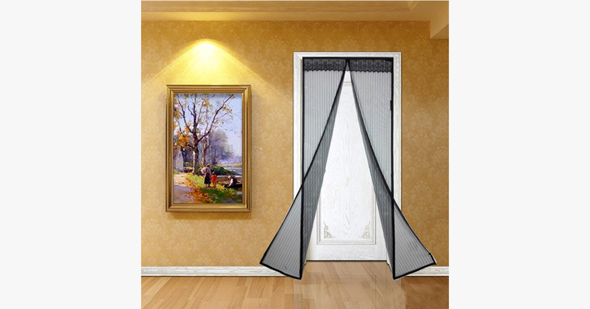 Hjemix | Magnetisk Mesh Insektbeskyttelsesdør - Din ultimate beskyttelse mot insekter denne sommeren!