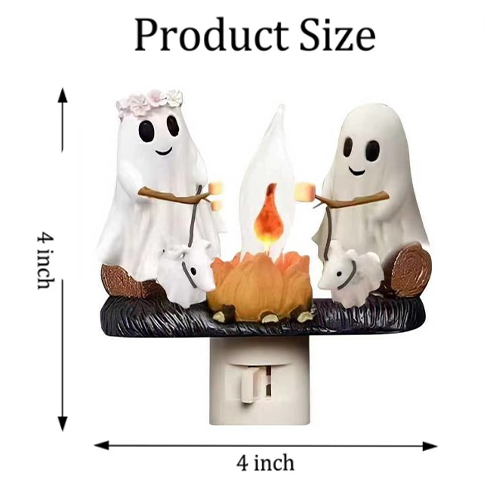 Hjemix | 👻 Spøkelseshbål med flakkende nattlys 🎃 ❤️🔥