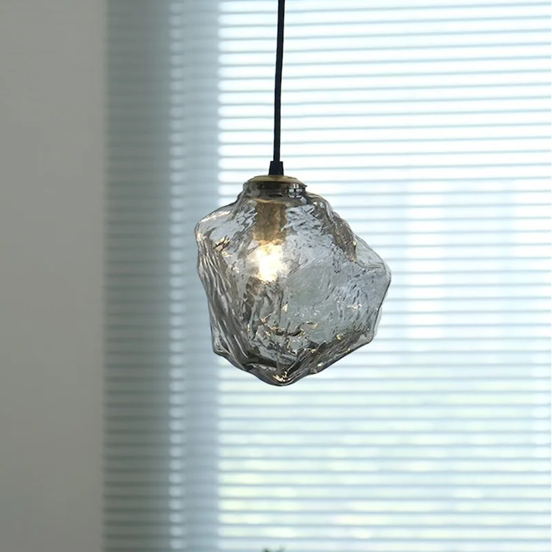 Hjemix | Frostglow Glass Pendant Inspirert av Isbiter
