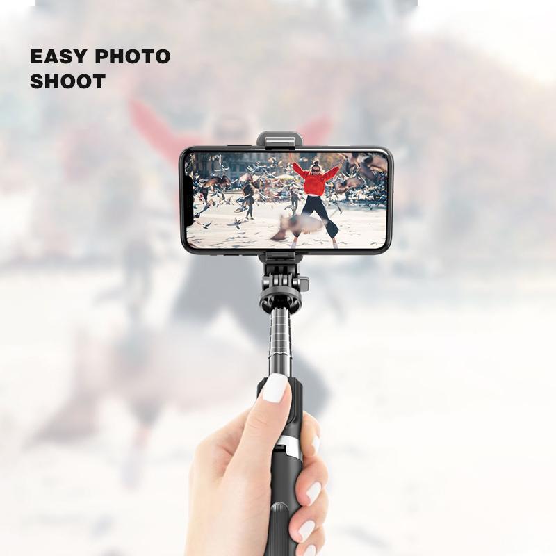 Hjemix | 3 i 1 Bluetooth Selfiestang