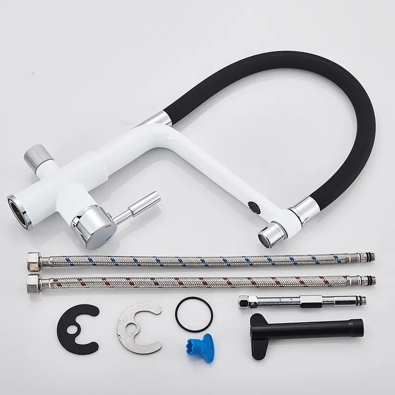 Hjemix | Dobbeltuttak Drikkevannskran Filtrerte Kjøkkenkraner