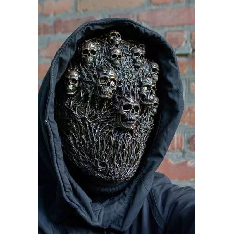Hjemix | Halloween ny Steam Skull Punk Maske