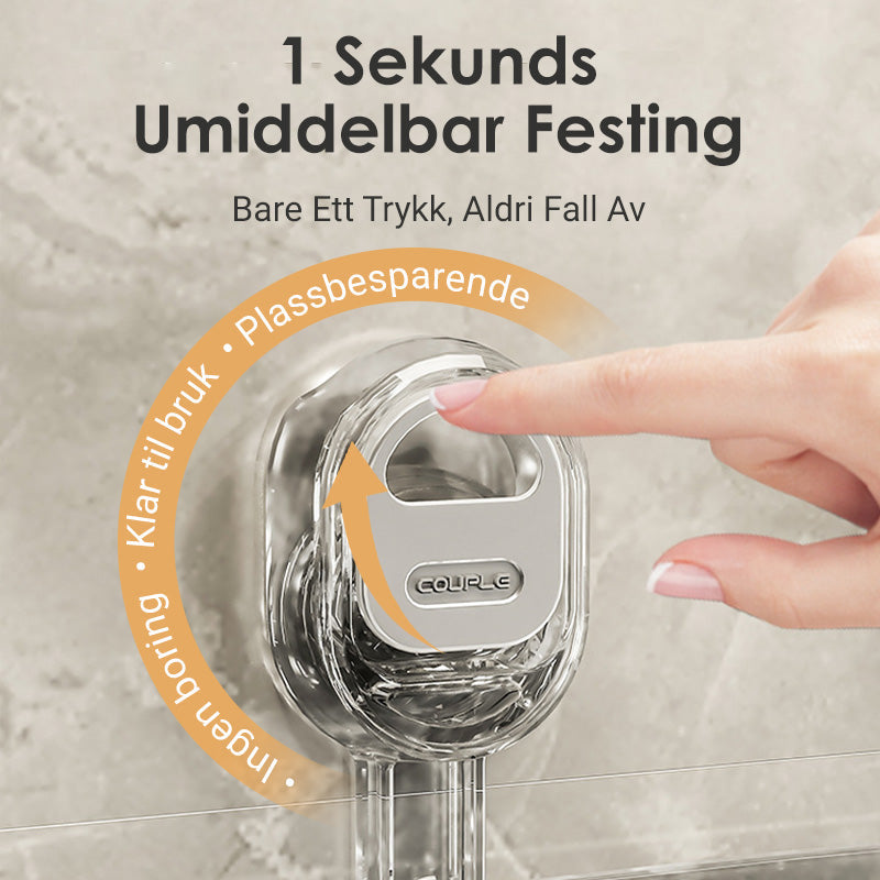 Hjemix | Oppbevaringsstativ med sugekopp og dreneringshull