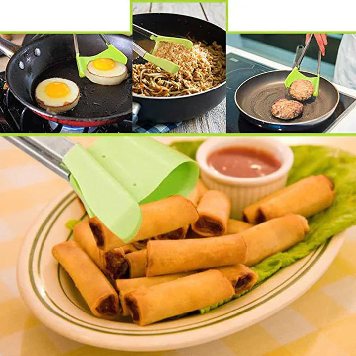 Hjemix | 2 i 1 kjøkken spatula og tang