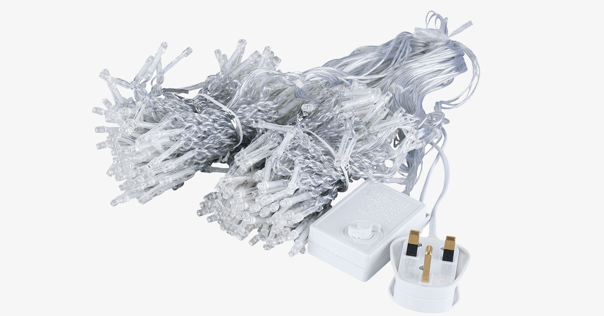 Hjemix | Vakre LED Gardintrådlys – Design ditt vakre hjørne!