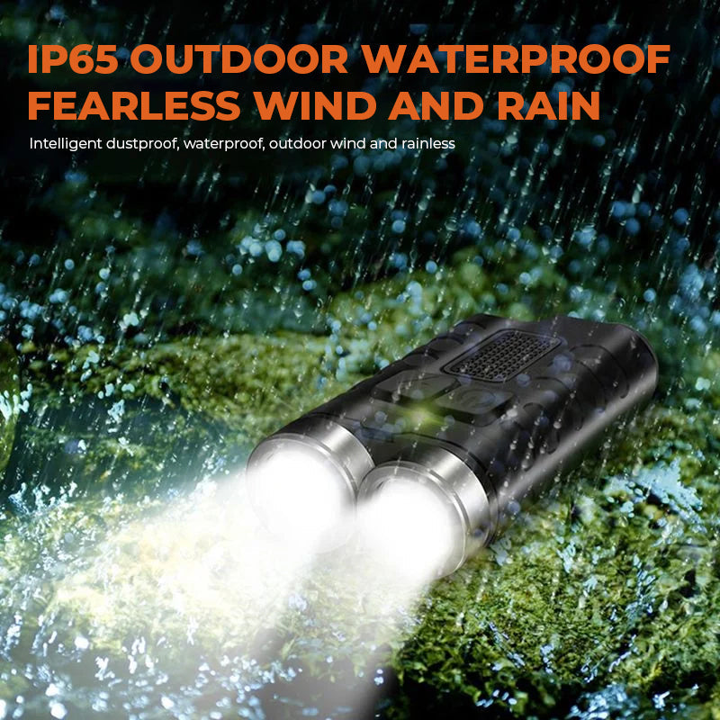 Hjemix | Magnetisk Mini Nøkkelring Lommelykt