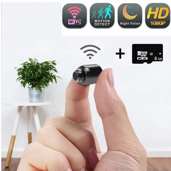 Hjemix | Mini 5G Trådløs Wifi Kamera 1080P HD