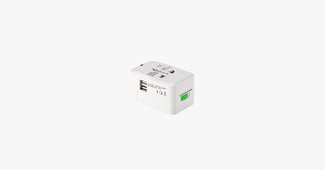 Hjemix | Internasjonal pluggadapter - Alt-i-ett CE, RoHS sertifisert USB strømplugg