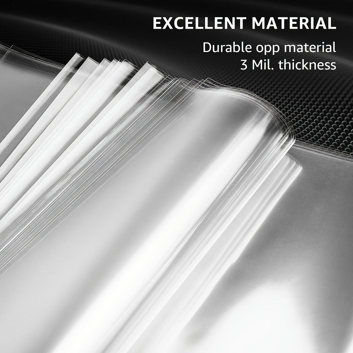 Hjemix | Premium Gjennomsiktig Vinylbeskyttelse - 12,75" LP og Gatefold-beskyttelse, slitesterk 3mil tykkelse - Ideell for gaveinnpakning