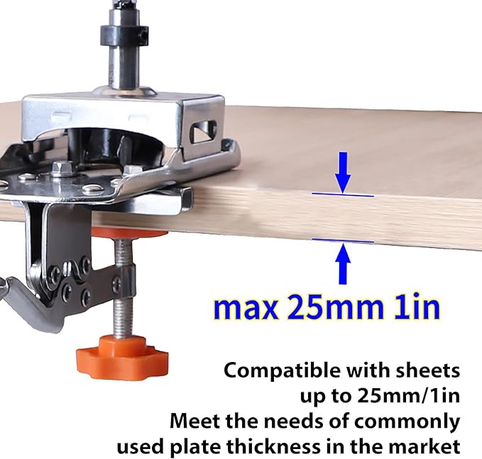 Hjemix | Trearbeid 35mm Hengsel Boring Jig Hull Åpner Kit