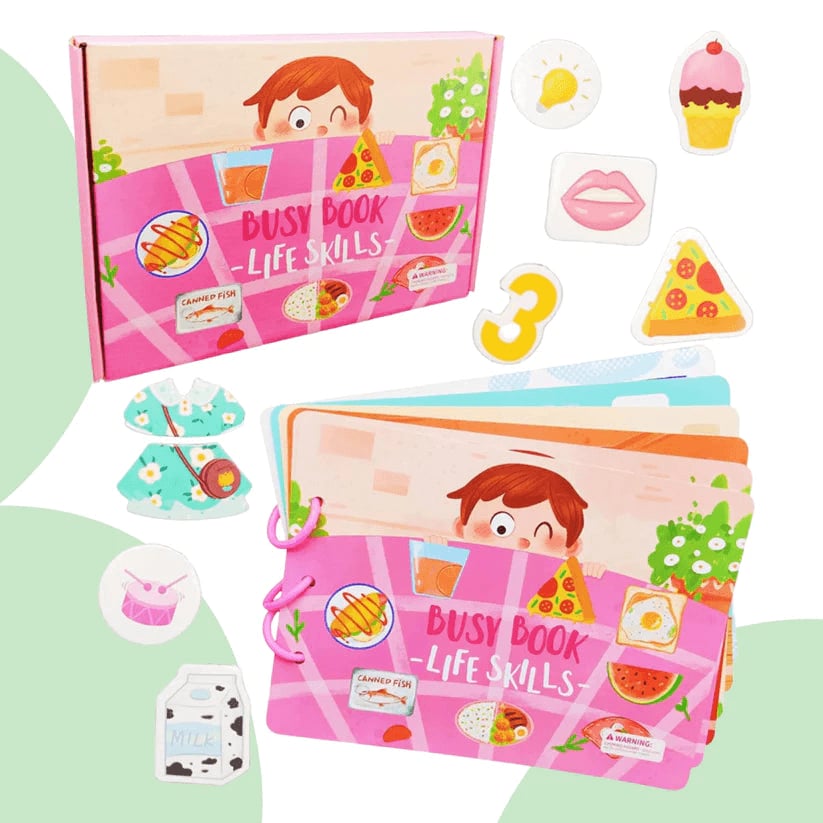 Hjemix | Vaskbar Montessori 3D Historie Busy Board