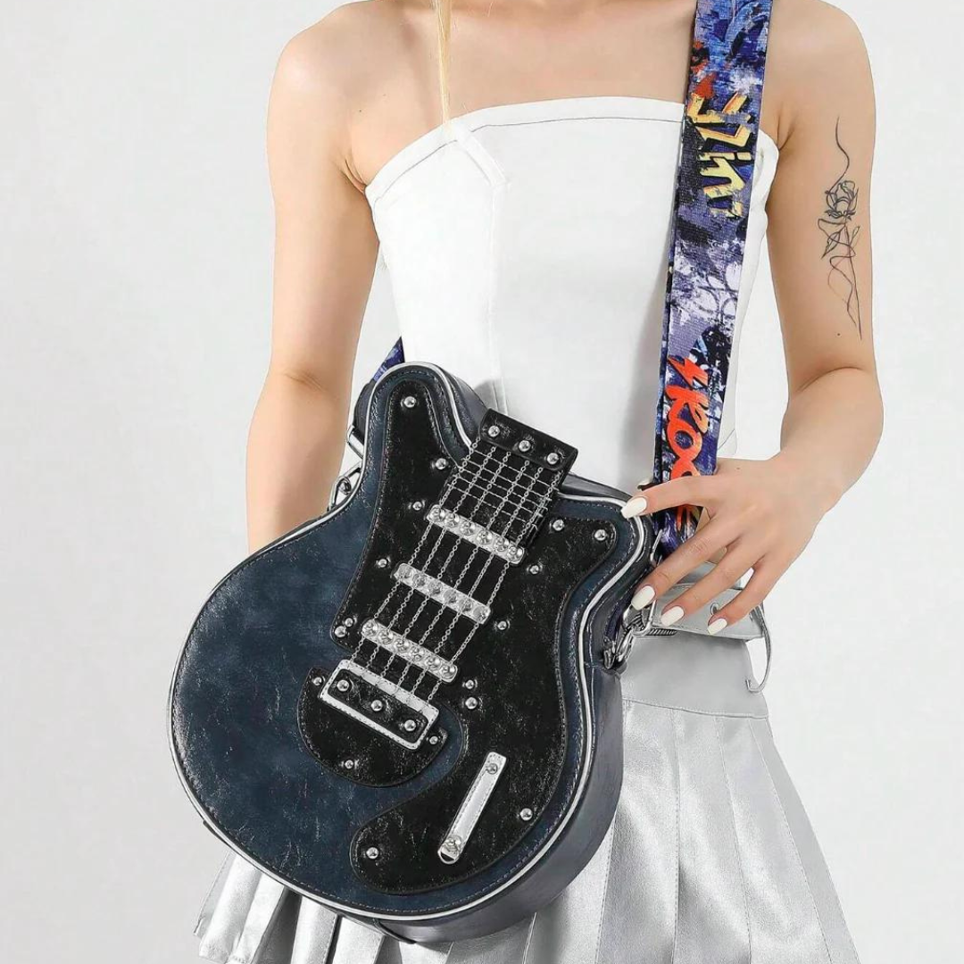Hjemix | Hev stilen din med Rockstar gitarveske skulderveske chic