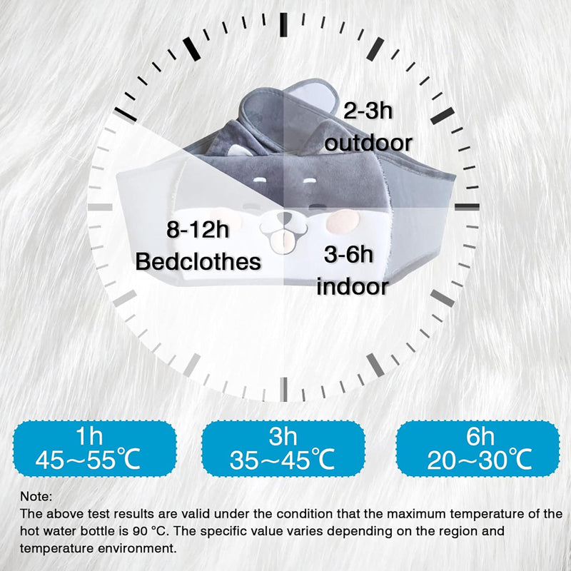 Hjemix | Plysj påfyllbar varmtvannflaske belte