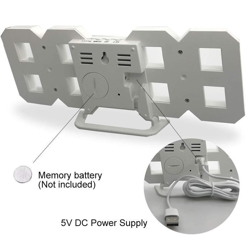 Hjemix | Smart 3D Digital Klokke Alarm