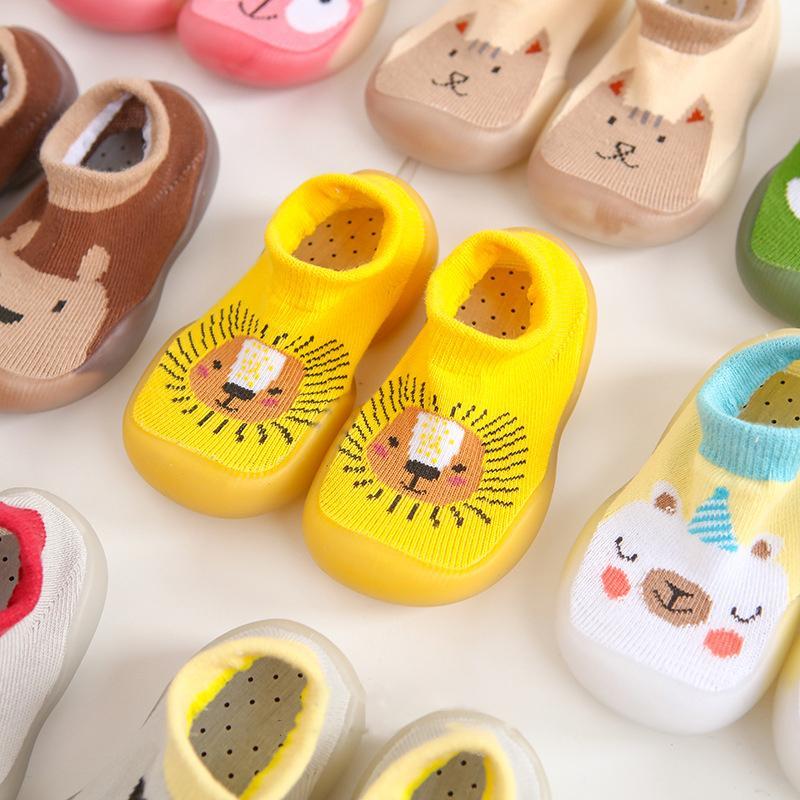 Hjemix | BabyFeet Kule Dyr - Rutschfrie Baby Sokkedresser