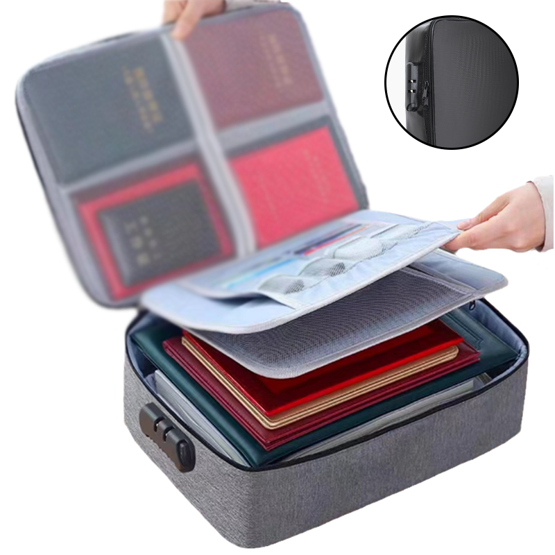 Hjemix | Vanntett og brannsikker forseglbar dokumentlagringspose