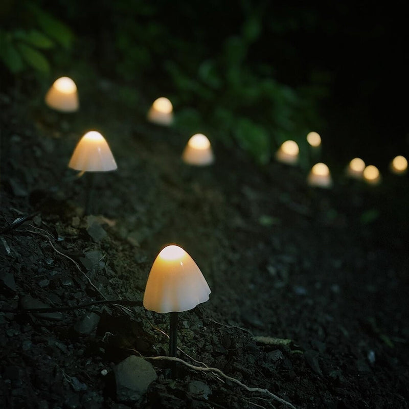 Hjemix | LED Solcelle Lyskjede Bakke Stake Sopplamper