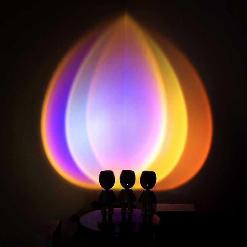 Hjemix | Romantisk Moderne Robot Solnedgang Lampe