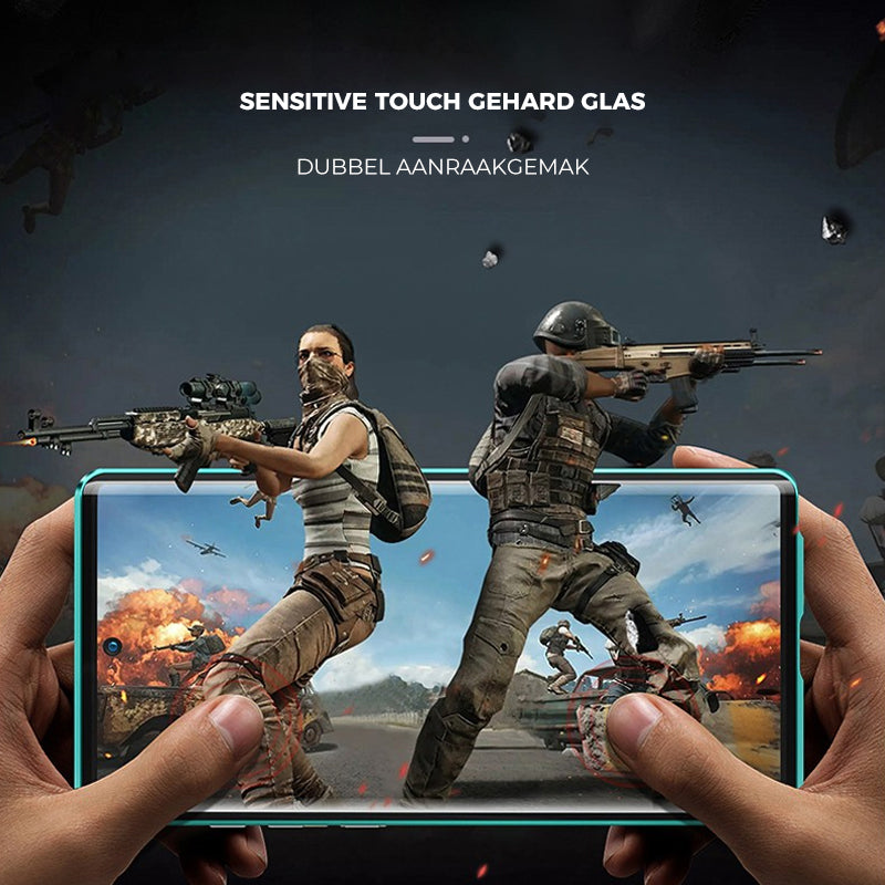 Hjemix | Magnetisk herdet glass dual-sidet telefondeksel for Samsung