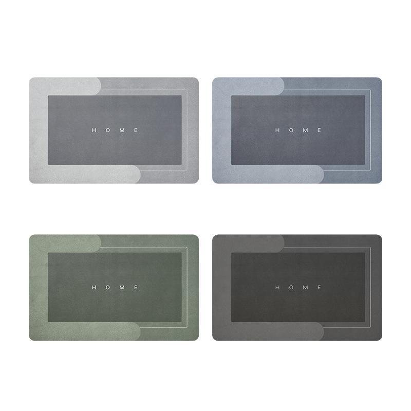 Hjemix | Superabsorberende gulvmatte for hjemmet, bad, myk, hurtigtørrende matte