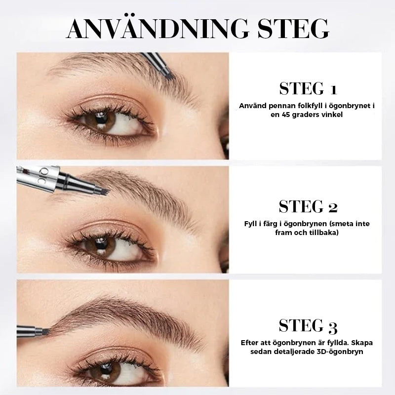 Hjemix | 3D Vanntett Microblading Øyenbrynspenn