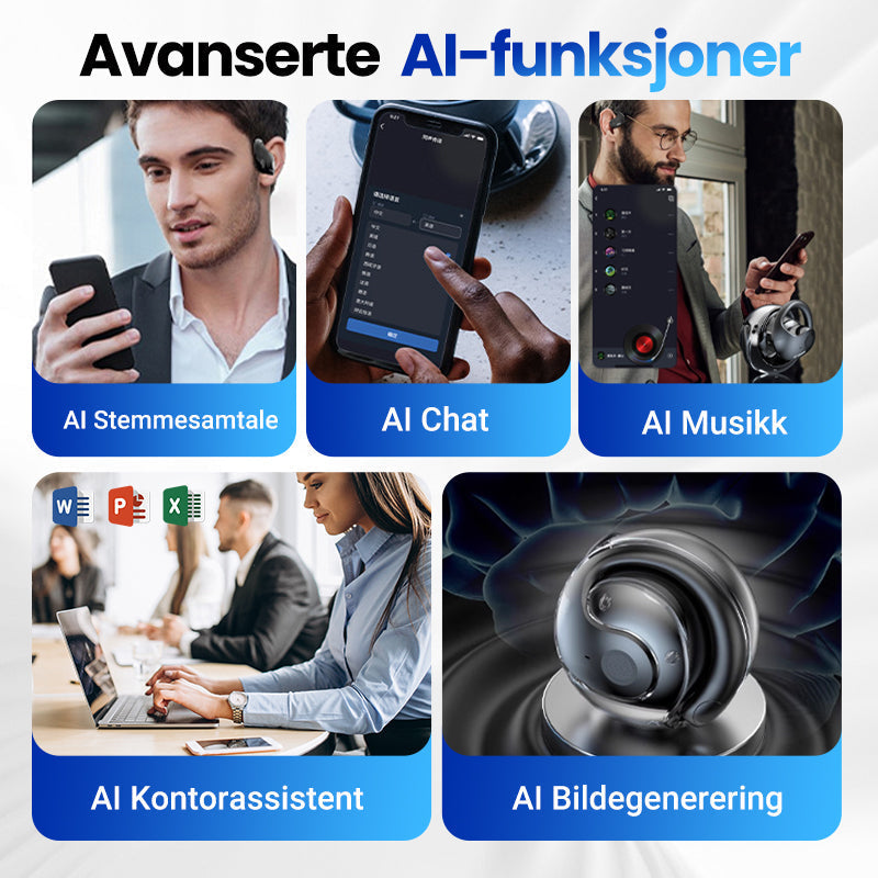 Hjemix | Smarte Trådløse Bluetooth Oversettelses Ørepropper