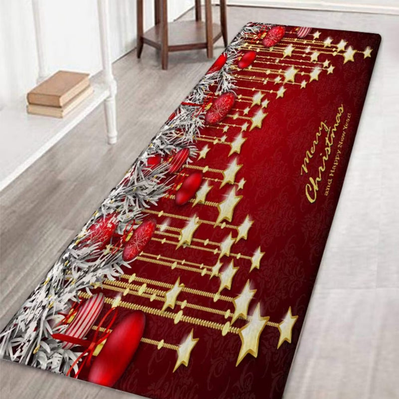 Hjemix | Kjøkken Antiskli Fleece Trykt Inngangsmatter